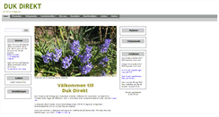 Desktop Screenshot of dukdirekt.se
